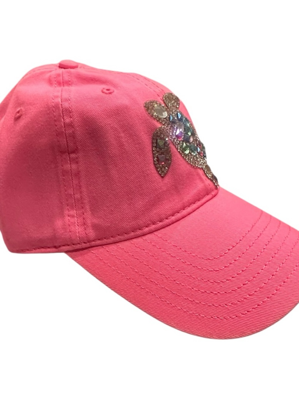 Alabama Girl Pink Rhinestone Turtle Baseball Cap - Picture 2 of 6